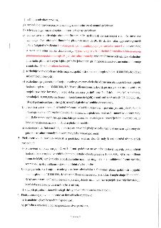 Výňatek ze stanov společnosti (strana 7/17) definující pravomoci představenstva. Obsahuje body: f) udělování prokury, g) uzavírání smluv s vedoucími zaměstnanc…
