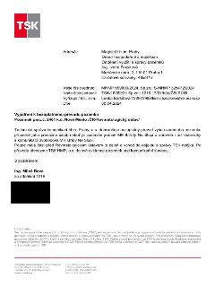 Dokument: Vyjádření k bezúplatnému převodu pozemku parc.č. 2461 k.ú. Nové Město /ČR-Revmatologický ústav/. Vydavatel: Technická správa komunikací hl.m. Prahy,…