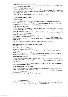 Naskenovaná stránka textového dokumentu územního plánu obsahující regulativy pro dvě funkční plochy:

Parkovací a odstavné plochy se zelení, komunikace vozidlo…