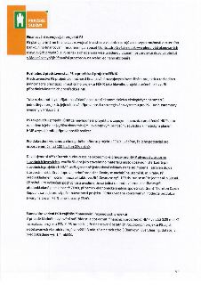 Dokument společnosti Pražské služby (PS) týkající se financování rozvojových projektů. Obsah: 1. Financování rozvojových projektů PS: PS plánují financovat inv…