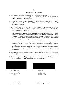 Závěrečná ustanovení smlouvy (článek X.): 1. Kontaktní místo: Pro vyúčtování – odbor ekonomický, Ing. Ivanka Ptáčková, tel. 271 071 653, 775 058 490, e-mail: I…