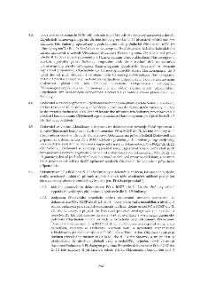 Naskenovaná stránka textového dokumentu (smlouva), obsahující body 4.3, 4.4, 4.5 a 4.6 týkající se harmonogramu plnění, aktualizace a dopracování dokumentace P…