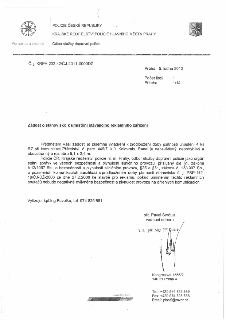 POLICIE ČESKÉ REPUBLIKY, KRAJSKÉ ŘEDITELSTVÍ POLICIE HLAVNÍHO MĚSTA PRAHY, Odbor služby dopravní policie. Č. j.: KRPA-202-42/ČJ-2011-0000DŽ, Praha, 5. ledna 20…