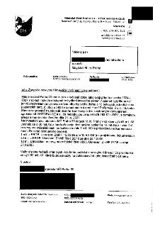 Žádost o poskytnutí investičních finančních prostředků ze dne 27.05.2026. Městská část Praha 20 žádá Magistrát hl. m. Prahy o 50 mil. Kč na dofinancování inves…