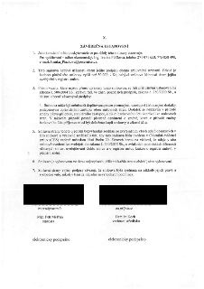 Závěrečná ustanovení smlouvy (článek X.): 1. Kontaktní místo pro vyúčtování: odbor ekonomický, Ing. Ivanka Ptáčková, tel. 271 071 653, 775 058 490, e-mail: Iva…