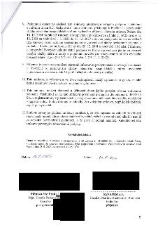 Závěrečná část smlouvy o poskytnutí dotace. Obsahuje body 8 až 12: 8. Poskytnutí dotace jako veřejná podpora slučitelná s vnitřním trhem EU na základě Pověření…