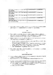 Tabulka sankcí za pozdní předložení vyúčtování dotace: do 15 dnů (20 % dotace), do 30 dnů (40 % dotace), do 45 dnů (60 % dotace), do 60 dnů (80 % dotace), po 6…