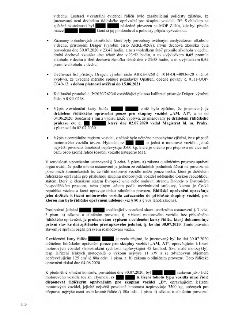 Úřední dokument (strana 4/10) týkající se přestupku řízení motorového vozidla bez příslušného řidičského oprávnění. Obsah: 1. Zjištění policie: řidič není drži…