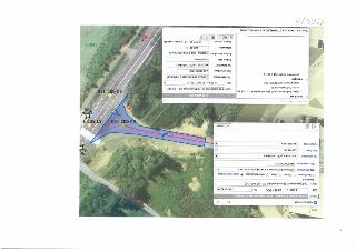 Ortofoto mapa s vyznačeným úsekem uliční sítě 'Podnikatelská II (Podnikatelská III - 83 602 130)' v Běchovicích, identifikační číslo 2093143289, číslo úseku 6…