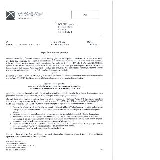MĚSTSKÁ ČÁST PRAHA 1, ÚŘAD MĚSTSKÉ ČÁSTI, Odbor dopravy. Adresa žadatele: DOLEŽEL spol. s r.o., Lysinská 485/2, Modřany, 143 00 Praha 4. Č. j.: UMCP1 723356/20…