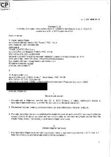 Dodatek č. 12 ke Smlouvě o nájmu nebytových prostor č. NAN/83/01/008954/2013 (ev. č. 97/20/15), uzavřené dne 30. 4. 2013. Smluvní strany: 1. Hlavní město Praha…