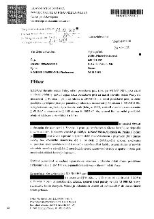Příkaz Magistrátu hlavního města Prahy, odboru památkové péče (č.j. MHMP 1896582/2018, sp. zn. S-MHMP 1368891/2018 Fischerová) ze dne 26.11.2018. Adresátka je…