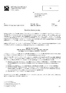 MĚSTSKÁ ČÁST PRAHA 1, ÚŘAD MĚSTSKÉ ČÁSTI, Odbor dopravy. Nemocnice Na Františku, Na Františku 847/8, 110 00 Praha 1. Č. j.: UMCP1 723726/2026/ODOP/422/HN, Vyři…