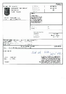 Faktura č. 2025300001, variabilní symbol 2025300001, konstantní symbol 308. Dodavatel: Městská část Praha - Nedvězí, Únorová 15/3, 10300 Praha 10, IČO: 0024051…