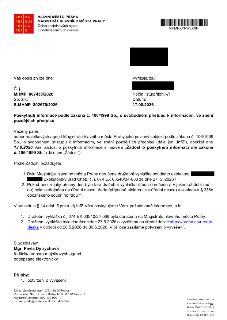 Úřední sdělení Magistrátu hlavního města Prahy, odboru majetkových agend, ze dne 17.08.2026. Předmět: Poskytnutí informace podle zákona č. 106/1999 Sb. týkajíc…