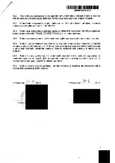 Závěrečná ustanovení smlouvy (články IX.2 až IX.8). Obsahuje ujednání o změnách smlouvy, právní úpravě, počtu vyhotovení, platnosti a účinnosti, zveřejnění v c…