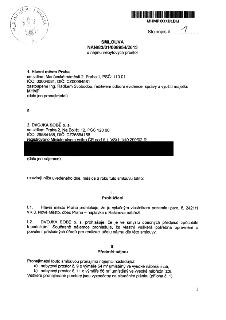 Smlouva o nájmu nebytových prostor č. NAN/83/01/008954/2013. Pronajímatel: Hlavní město Praha, Mariánské náměstí 2, Praha 1, zastoupené Ing. Radkem Svobodou. N…