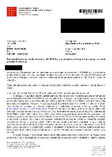 Úřední dokument Magistrátu hlavního města Prahy, odboru dopravy, ze dne 2. 2. 2026, č. j. MHMP 69378/2026, sp. zn. S-MHMP 32417/2026. Předmětem je poskytnutí i…