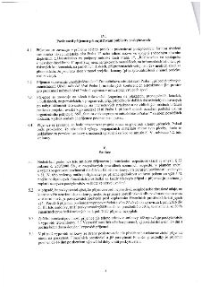 Část smlouvy obsahující články IV. a V. Článek IV: Povinnosti příjemce při zajišťování publicity poskytovatele (prezentace městské části Praha 1, účast zástupc…