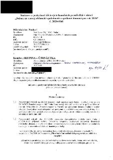 Smlouva o poskytnutí účelových finančních prostředků v rámci „Dotace na rozvoj občanské společnosti a spolkové činnosti pro rok 2026“, č. 2026/0161. Poskytovat…