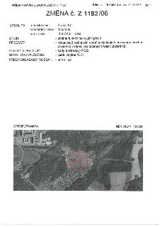 PŘÍLOHA NÁVRHU ZADÁNÍ ZMĚNY č. 1182. Příloha č. 14: Zadání změny Z 1182/06. Str. 1. ZMĚNA č. Z 1182/06. LOKALITA - městská část: Praha 12, - katastrální území:…