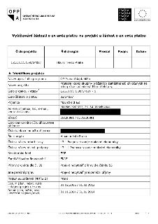 Dokument: Vyúčtování žádosti o ex-ante platbu na projekt a žádost o ex-ante platbu. Číslo projektu: CZ.2.17/1.1.00/34087. Řídící orgán: Hlavní město Praha. A.…