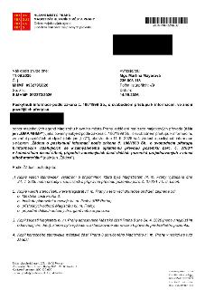 Úřední dokument Magistrátu hlavního města Prahy, odboru majetkových agend, ze dne 14. 09. 2026. Předmětem je žádost o poskytnutí informací podle zákona č. 106/…
