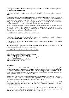 Naskenovaná stránka textového dokumentu s vyjádřením k záměru z hlediska vlivů na životní prostředí (zákon č. 541/2020 Sb., o odpadech, a zákon č. 254/2001 Sb.…