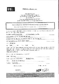 Oznámení o přerušení dodávky elektřiny od PREdistribuce, a.s. dle § 25 odst. 5 zákona č. 458/2000 Sb. Adresy přerušení: ul. Ašská: č.p. 107, 69, 647, 654; ul.…