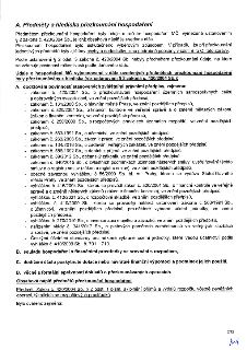 Dokument obsahuje sekci 'A. Předměty a hlediska přezkoumání hospodaření'. Text specifikuje právní rámec přezkoumání hospodaření MČ (Městské části) podle zákona…