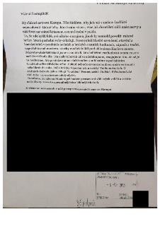 Oznámení občanů ostrova Kampa adresované zastupitelům, datováno v Praze na Kampě 14. 9. 2015. Občané žádají o zrušení povolování trhů na ostrově Kampa, které n…