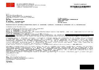 Vnitřní sdělení Magistrátu hlavního města Prahy, odbor evidence majetku, oddělení geodetických činností, ze dne 21.02.2025. Předmětem je stanovisko k prodeji p…
