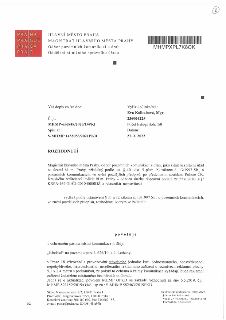 Rozhodnutí Magistrátu hlavního města Prahy, odboru pozemních komunikací a drah, č.j. MHMP-656848/2023/O4/Kl ze dne 27. 3. 2023. Předmětem je povolení k aktuali…