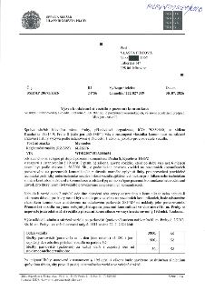 Úřední oznámení: Výzva k odstranění vozidla z pozemní komunikace. Adresát: Vlasta Fiřtová, Táborská 147, 398 06 Mirovice. Č.j.: SSHMP 20675/2026, ID: 24756, Da…