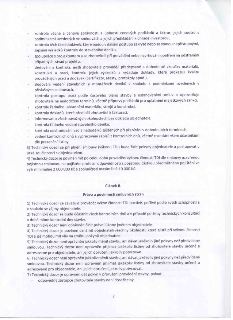 Naskenovaná stránka textového dokumentu (smlouva), obsahující body technického dozoru stavebníka (TDI) včetně kontroly věcné a cenové správnosti, kontrolu skry…