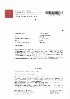 HLAVNÍ MĚSTO PRAHA, MAGISTRÁT HLAVNÍHO MĚSTA PRAHY, Odbor pozemních komunikací a drah, Oddělení silničního správního úřadu. MHMPXPL667GE. Váš dopis zn./ze dne:…