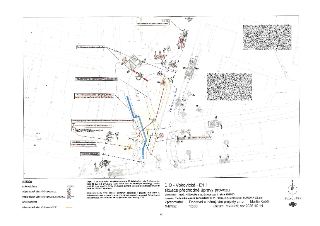 DIO - Vokovická - E1.1 situace přechodné úpravy provozu. Vokovická - rozš. Křižovatky s ul. Evropskou, č. akce 999663. Investor: Technická správa komunikací hl…