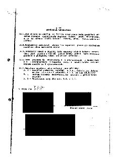 Závěrečná ustanovení smlouvy (§ 14): 14.1. Komunikace mezi stranami bude probíhat písemně (doporučený dopis, fax, dálnopis) na adresu sídla. 14.2. Pohledávky l…
