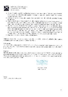 MĚSTSKÁ ČÁST PRAHA 1, ÚŘAD MĚSTSKÉ ČÁSTI, Odbor dopravy. Text dokumentu pokračuje body b) až f) týkajícími se podmínek pro umístění dopravního značení (reflexn…