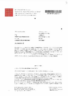 Rozhodnutí Magistrátu hlavního města Prahy, odboru pozemních komunikací a drah, č.j. MHMP-622248/2023/O4/KI ze dne 24. 3. 2023. Předmětem je povolení provozová…