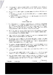 Text smlouvy (části 6.3, 6.4 a článek VII. Závěrečná ustanovení 7.1–7.8). Obsahuje ustanovení o kontrole projektu, povinnostech příjemce, platnosti smlouvy dle…