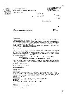 Úřední rozhodnutí Magistrátu hlavního města Prahy, odboru dopravy, č.j. MHMP 598597SP/2009/DOP-O1/Řá, Za ze dne 11.09.2009. Předmětem je stavební povolení pro…