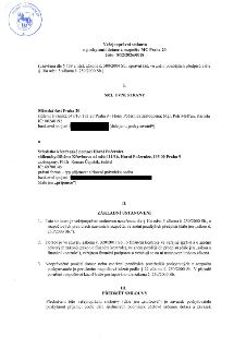 Veřejnoprávní smlouva o poskytnutí dotace z rozpočtu MČ Praha 20, číslo: S/12/2026/0018. Smluvní strany: Poskytovatel: Městská část Praha 20, sídlo: Jívanská 6…