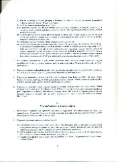 Strana 3 nájemní smlouvy obsahující povinnosti nájemce a podmínky výpovědi. Povinnosti nájemce: dodržování rozhodnutí o zvláštním užívání komunikací, dodržován…