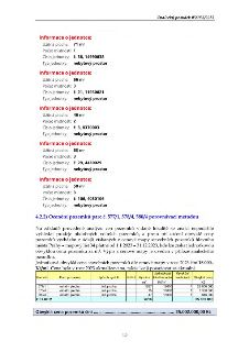 Stránka ze znaleckého posudku č. 056953/2023 obsahující informace o jednotkách a ocenění pozemků. Informace o jednotkách: 1) č. 38, 14990038, 71 m², 1 místnost…