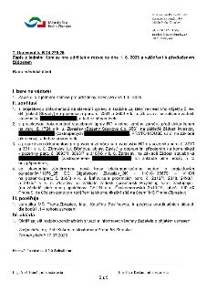 Usnesení č. R 24 275 26, Zápis z jednání Komise pro udržitelný rozvoj ze dne 1. 6. 2026. Rada městské části Praha-Zbraslav bere na vědomí zápis č. 5 z jednání…