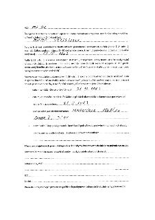 Naskenovaný formulář oznámení o ukončení poskytování zdravotních služeb (podle § 23 odst. 2 a § 59 odst. 1 zákona o zdravotních službách). PSČ: 170 00. Číslo j…