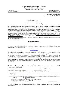 Usnesení o nařízení elektronické dražby, Exekutorský úřad Praha - východ, soudní exekutor Mgr. Patrik Steiner. Č.j. 236 EX 42403/10-1184. Dražba se koná 20. 10…