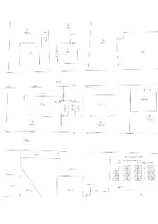Geometrický plán pro rozdělení pozemků. Mapa zobrazuje parcely č. 724/1, 724/4, 724/3, 725/2, 725/3, 726/1, 726/2, 728, 729, 730, 731, 732/1, 732/2, 34/1, 34/2…