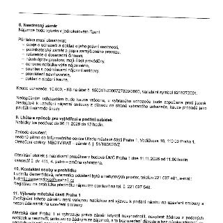 8. Neadresný záměr
Nájemce bude vybrán v jednokolovém řízení.

Přihláška musí obsahovat:
– údaje o uchazeči a doklad o jeho právní osobnosti,
– podnikatelský z…